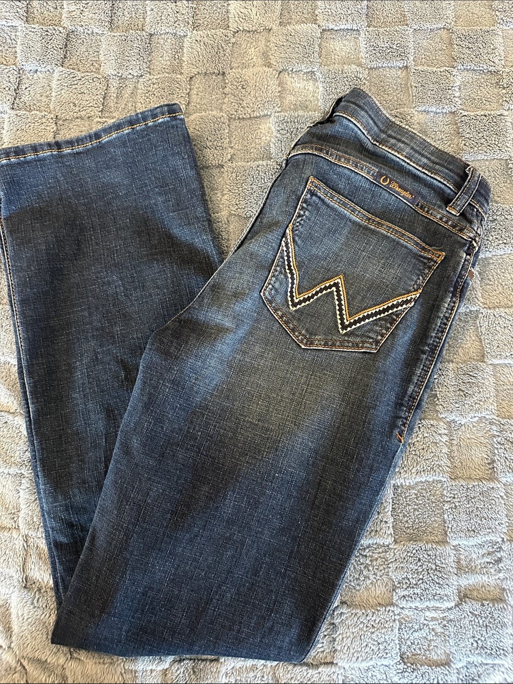 Wrangler Willow Women's Dark Blue Boot-Cut Jeans 31 long